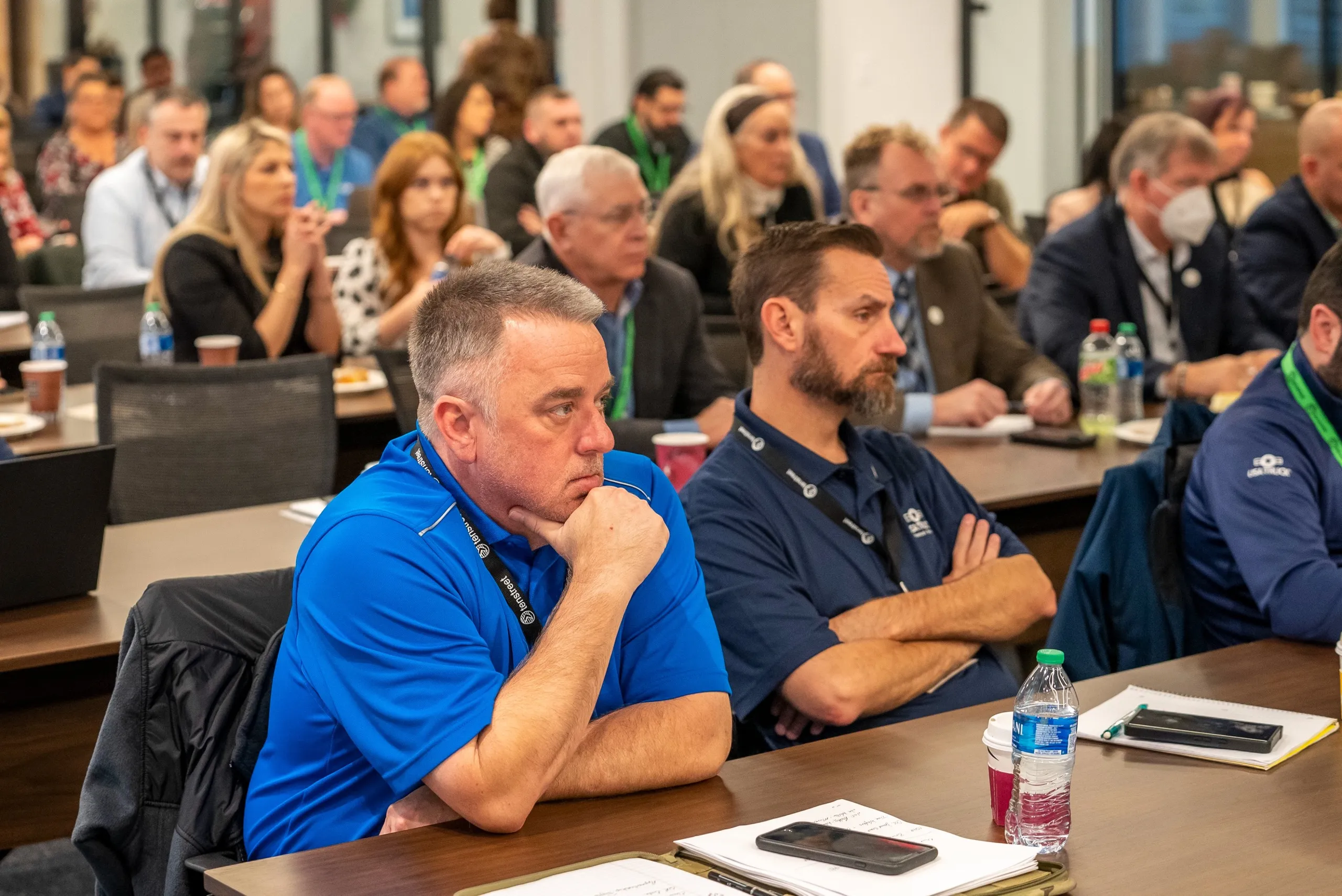 Attendees in a summit working session